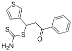 3-Oxo-3-phenyl-1-(3-thienyl)propyl aminomethanedithioate Structure,286366-70-9Structure