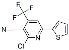 2-Chloro-6-(2-thienyl)-4-(trifluoromethyl)nicotinonitrile Structure,286430-58-8Structure