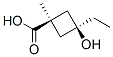 顺式-(9ci)-3-乙基-3-羟基-1-甲基-环丁烷羧酸结构式_286442-90-8结构式