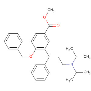 Methyl 4-(benzyloxy)-3-(3-(diisopropylamino)-1-phenylpropyl)benzoate Structure,286930-05-0Structure