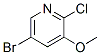 5-Bromo-2-chloro-3-methoxypyridine Structure,286947-03-3Structure