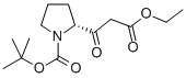 (R)-2-(2-ethoxycarbonyl-acetyl)-pyrrolidine-1-carboxylic acid tert-butyl ester Structure,287107-87-3Structure