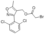 [3-(2,6-Dichlorophenyl)-5-methylisoxazol-4-yl]methyl 2-bromoacetate Structure,287176-80-1Structure