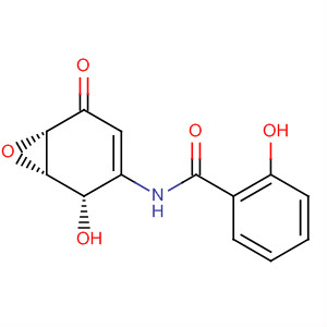 2-Hydroxy-n-((1s,2s,6s)-2-hydroxy-5-oxo-7-oxabicyclo[4.1.0]hept-3-en-3-yl)benzamide Structure,287194-40-5Structure