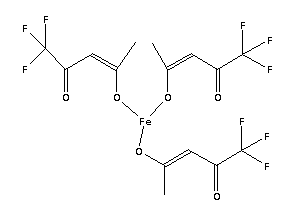 Tris(trifluoro-2,4-pentanedionato)iron(iii) Structure,28736-69-8Structure