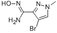 4-Bromo-n-hydroxy-1-methyl-1h-pyrazole-3-carboximidamide Structure,287922-73-0Structure