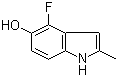 4-Fluoro-5-hydroxy-2-methylindole Structure,288385-88-6Structure