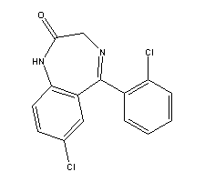 Delorazepam Structure,2894-67-9Structure