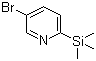 5-Bromo-2-(trimethylsilyl)pyridine Structure,291312-74-8Structure