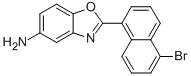 2-(5-Bromo-naphthalen-1-yl)-benzooxazol-5-ylamine Structure,292058-50-5Structure