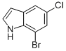 7-Bromo-5-chloro indole Structure,292636-08-9Structure