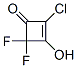 2-Cyclobuten-1-one, 2-chloro-4,4-difluoro-3-hydroxy- Structure,2927-62-0Structure