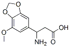 3-Amino-3-(4-methoxy-benzo[1,3]dioxol-6-yl)-propionic acid Structure,293330-10-6Structure