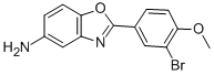 2-(3-Bromo-4-methoxyphenyl )-1,3-benzoxazol -5-amine Structure,293737-88-9Structure