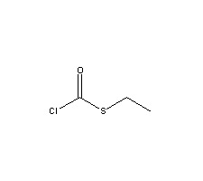 硫代氯甲酸乙酯结构式_2941-64-2结构式