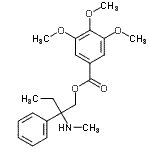 2-(Methylamino)-2-phenylbutyl3,4,5-trimethoxybenzoatehydrochloride Structure,294882-33-0Structure