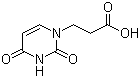 3-(2,4-二氧代-3,4-二氢-2H-嘧啶-1-基)-丙酸结构式_2950-82-5结构式