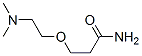 (9CI)-3-[2-(二甲基氨基)乙氧基]-丙酰胺结构式_296761-14-3结构式