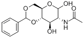 2-乙酰氨基-4,6-邻亚苄基-2-脱氧-d-吡喃葡萄糖结构式_29776-43-0结构式