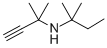 N-叔戊基-1,1-二甲基炔丙基胺结构式_2978-40-7结构式