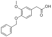 4-Benzyloxy-3-methoxyphenylacetic acid Structure,29973-91-9Structure