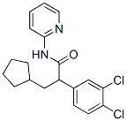 3,4-Dichloro-alpha-(cyclopentylmethyl)-N-2-pyridinyl-benzeneacetamide Structure,300353-42-8Structure