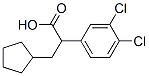 3-Cyclopentyl-2-(3,4-dichlorophenyl)propionic acid Structure,300355-34-4Structure