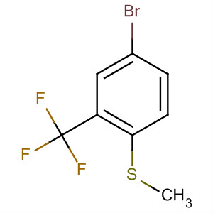 4-Bromo-1-(methylthio)-2-(trifluoromethyl)benzene Structure,300356-31-4Structure