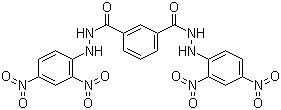 双[2-(2,4-二硝基苯基)肼]1,3-苯二羧酸结构式_300360-39-8结构式