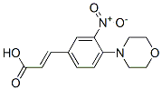 3-(4-Morpholino-3-nitrophenyl)acrylic acid Structure,300541-93-9Structure