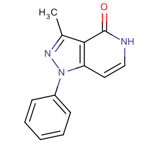 4H-pyrazolo[4,3-c]pyridin-4-one,1,5-dihydro-3-methyl-1-phenyl- Structure,30081-67-5Structure