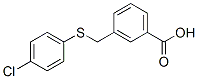 3-{[(4-氯苯基)硫代]甲基}苯甲酸结构式_30082-41-8结构式