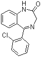 1,3-Dihydro-5-(2-chlorophenyl)-2H-1,4-benzodiozepin-2-one Structure,3022-68-2Structure