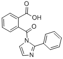 2-(2-苯基咪唑-1-羰基)苯甲酸结构式_302602-94-4结构式