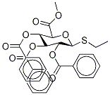 Ethyl 2,3,4-tri-o-benzoyl-beta-d-thioglucopyranosiduronic acid methyl ester Structure,302965-09-9Structure