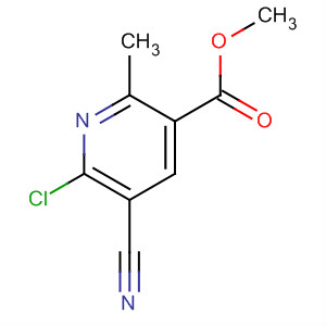 6-Chloro-5-cyano-2-methylnicotinic acid methyl ester Structure,303146-25-0Structure