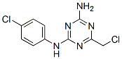 6-(Chloromethyl)-n-(4-chlorophenyl)-1,3,5-triazine-2,4-diamine Structure,30355-61-4Structure