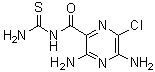 3,5-Diamino-n-(aminothioxomethyl)-6-chloro-2-pyrazinecarboxamide Structure,30478-39-8Structure