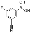 3-Cyano-5-fluorophenylboronic acid Structure,304858-67-1Structure