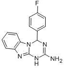 4-(4-Fluorophenyl )-1,4-dihydro[1,3,5]triazino[1,2-a][1,3]benzimidazol -2-amine Structure,305852-99-7Structure