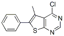 4-Chloro-5-methyl-6-phenylthieno[2,3-d]pyrimidine Structure,306934-78-1Structure