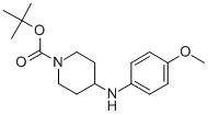 Tert-butyl4-(4-methoxyanilino)tetrahydro-1(2h)-pyridinecarboxylate Structure,306934-84-9Structure