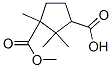 3-(Methoxycarbonyl)-2,2,3-trimethylcyclopentane-1-carboxylic acid Structure,306935-16-0Structure