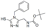 4-Benzyl-5-(N-tert-butoxycarbonylaminomethyl)-1,2,4-triazole-3-thiol Structure,306935-43-3Structure