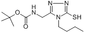 Tert-butyln-[(4-butyl-5-mercapto-4h-1,2,4-triazol-3-yl)methyl]carbamate Structure,306935-47-7Structure