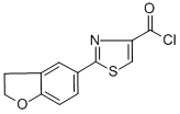 2-(2,3-二氢-1-苯并呋喃-5-基)-1,3-噻唑-4-羰酰氯结构式_306936-10-7结构式