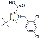 3-(Tert-butyl)-1-(2,4-dichlorobenzyl)-1H-pyrazole-5-carboxylic acid Structure,306937-02-0Structure