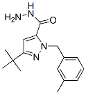 3-(Tert-butyl)-1-(3-methylbenzyl)-1H-pyrazole-5-carbohydrazide Structure,306937-06-4Structure