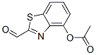 2-Formyl-1,3-benzothiazol-4-yl acetate Structure,30740-99-9Structure