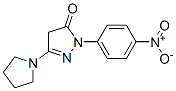 1-(4-Nitrophenyl)-3-pyrrolidino-2-pyrazolin-5-one Structure,30818-17-8Structure